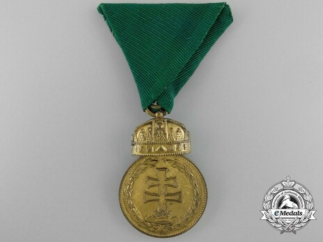 Hungarian Signum Laudis Medal, Bronze Medal, Civil Division Obverse