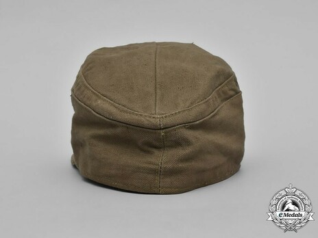 German Army Panzer Grenadier NCO/EM's Tropical Visored Field Cap M43 with Soutache Back
