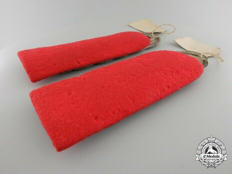 German Army Artillery & Ordnance Major Shoulder Boards Reverse