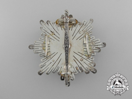 2nd Class Breast Star (white distinction) Reverse