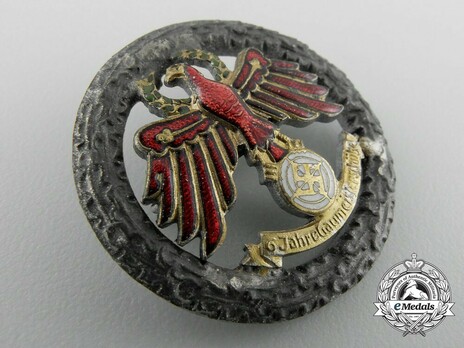 Tyrolean Marksmanship 6 Years of Gau Champion Shooter Badge (small version) Obverse