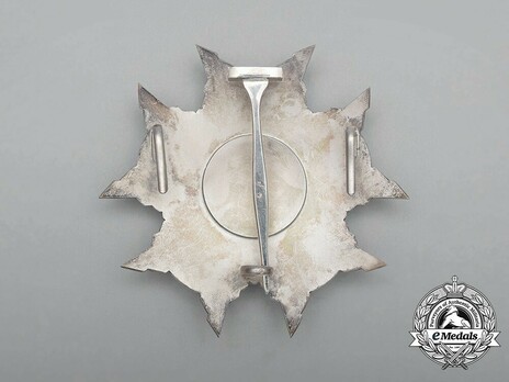 National Order of the Republic of Madagascar, Type I, Grand Officer Breast Star Reverse