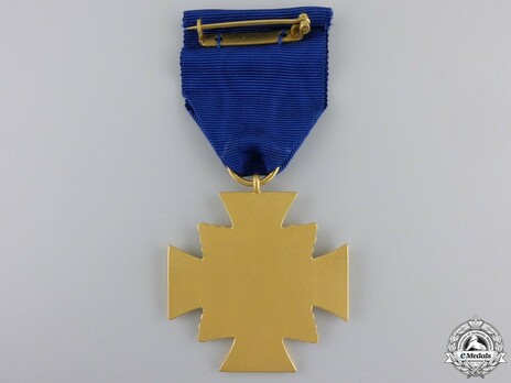Police Long Service Decoration, I Class Reverse