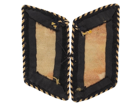 Reichsbahn 1941 Pattern Pay Groups 7a-11 Collar Tabs (Closed-Neck version) Reverse