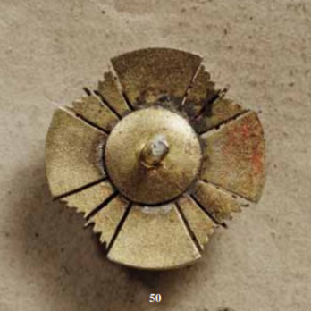 Order of the Star of Brabant, I Class Grand Commander Breast Star Miniature Reverse