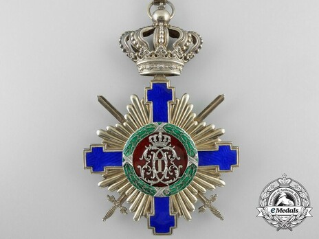 The Order of the Star of Romania, Type I, Military Division, Grand Cross Reverse