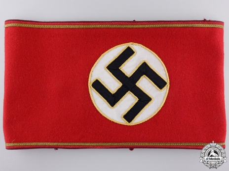 NSDAP Leiter einer Hilfsstelle Type II Gau Level Armband Obverse