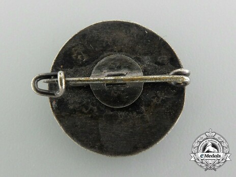 HJ German Worker Youth Cap Badge Reverse