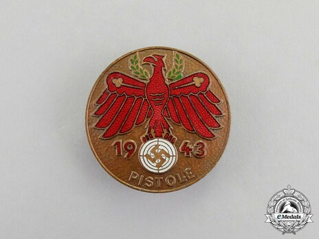 Tyrolean Marksmanship Gau Achievement Badge, Type VI, for Pistol Obverse