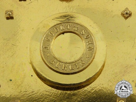 Grand Cross Breast Star (Bronze gilt) Reverse Detail