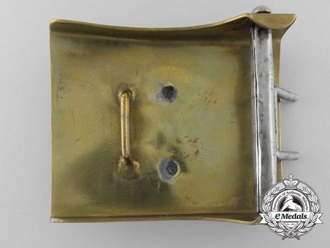 NSKK Enlisted Ranks Belt Buckle (brass version) Reverse