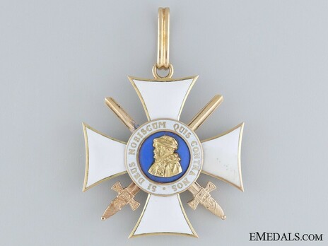 Order of Philip the Magnanimous, Type II, Commander with Swords (in gold) Obverse
