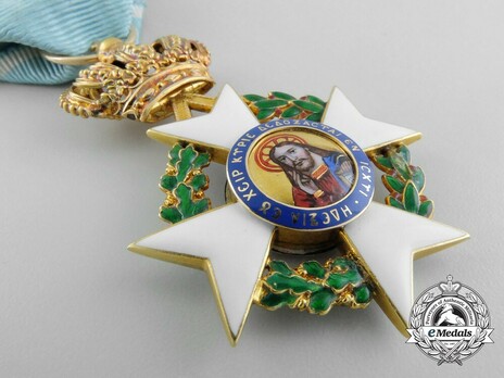 Order of the Redeemer, Type II, Knight's Cross, in Gold Obverse