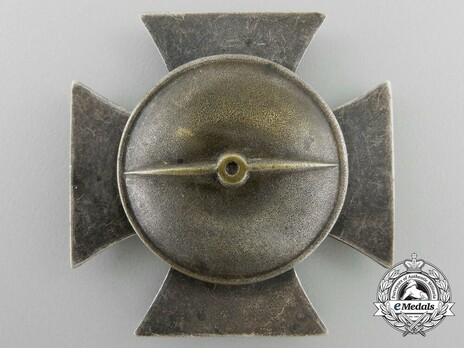 Iron Cross I Class, by E. F. Wiedmann (screwback) Reverse