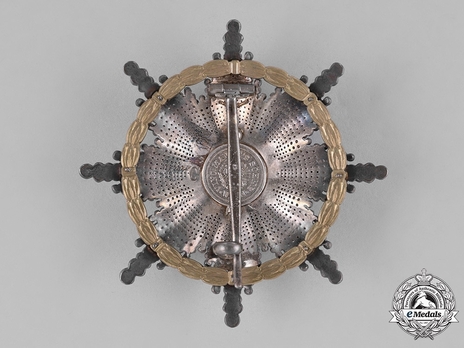 Type II, Military Division, Grand Cross Breast Star Reverse
