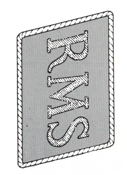 NSKK National Motor Sports School Staff Collar Tabs Obverse