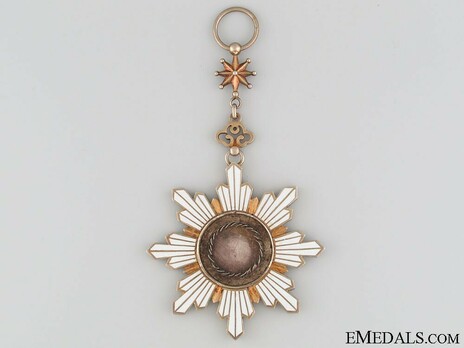 Order of the Golden Grain, I Class Sash Badge Obverse