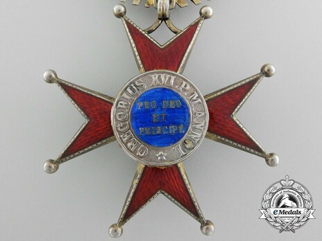 Order of St. Gregory the Great, Grand Cross, Military Division Reverse
