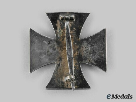 Iron Cross I Class, by R. Souval (unmarked, magnetic) Reverse