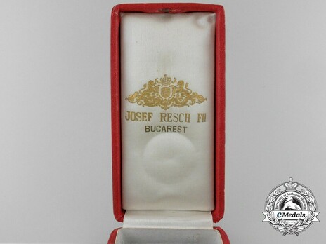 Order of the Romanian Crown, Type I, Civil Division, Officer's Cross Case of Issue