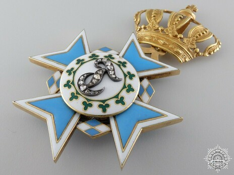 Order of Theresa, Cross (with diamonds) Obverse