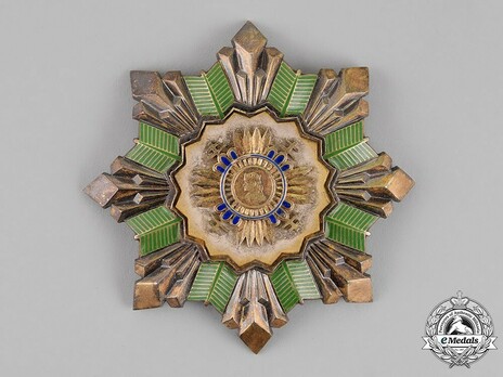 Order of Prince Pribina, I Class Grand Cross Breast Star Obverse