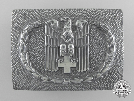 German Red Cross 2nd Pattern Enlisted Ranks Belt Buckle Obverse