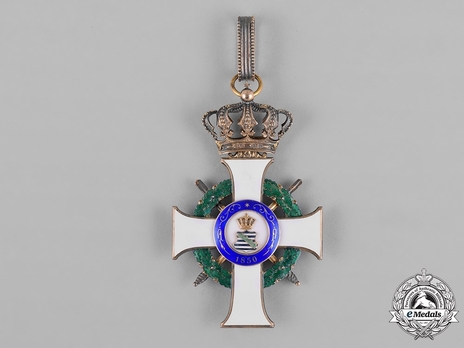 Albert Order, Type II, Military Division, II Class Commander Reverse