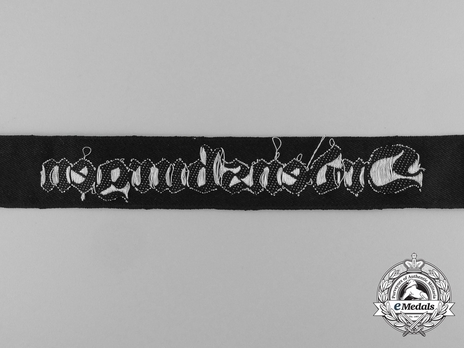NSDAP Ordensburgen Cuff Title Reverse