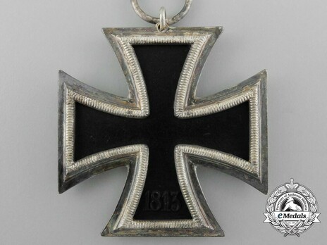 Iron Cross II Class, by Deschler, #1, L/10 (regular frame, "1") Reverse