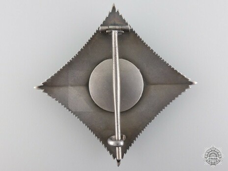 House Order of Hohenzollern, Type II, Civil Division, Honour Commander Breast Star Reverse