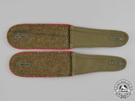 German Army Tropical Artillery & Ordnance Enlisted Men Shoulder Boards Reverse