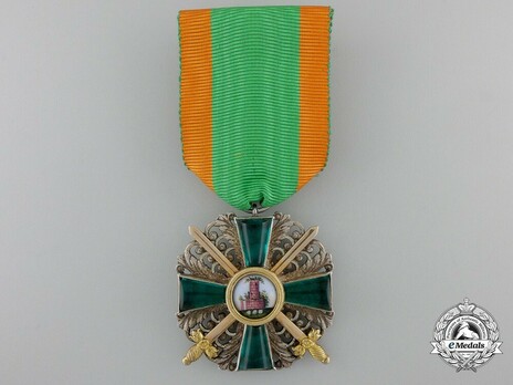 II Class Knight with Swords (in silver gilt) Obverse