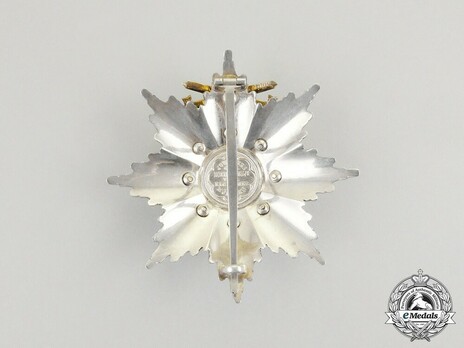  Order of Military Merit, Military Division, I Class Cross Breast Star Reverse