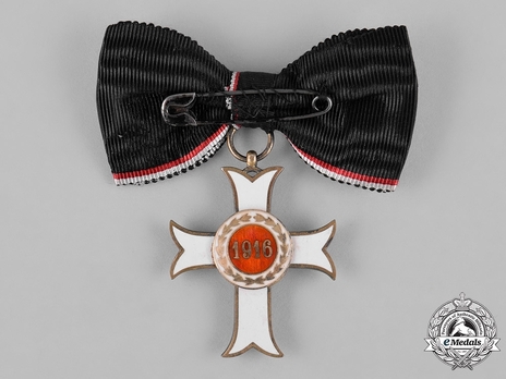 Order of the Knights of Malta, I Class Merit Cross (Ladies Version) Reverse