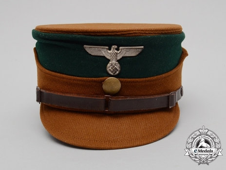 SA Kepi 3rd Form for Enlisted Ranks (steel-green version) Obverse