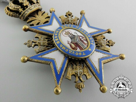 Order of Saint Sava, Type I, IV Class Obverse