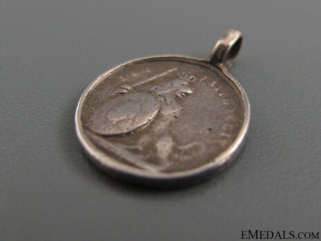 Miniature Silver Military Merit Medal, Type III (stamped) Reverse