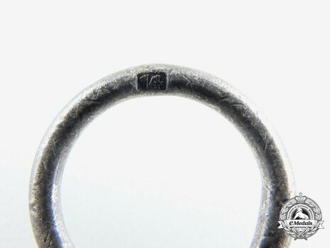 Iron Cross II Class, by L. Chr. Lauer, #14 ("14") Maker Mark