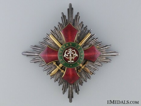 Order of Military Merit, II Class Breast Star Obverse