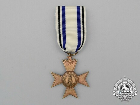 Order of Military Merit, Civil Division, III Class Military Merit Cross (without crown) Obverse
