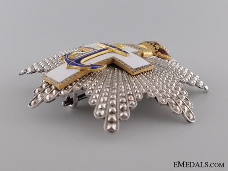 2nd Class Breast Star (white distinction) (Silver gilt, Gold) Obverse