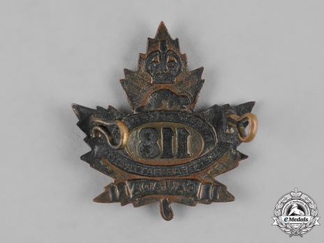 118th Infantry Battalion Other Ranks Cap Badge Reverse