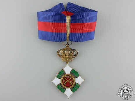 Military Order of Savoy, Type II, Grand Officer (in silver-gilt) Obverse