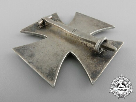 Iron Cross I Class, by Deschler (L/10) Reverse