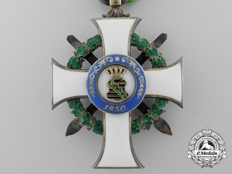 Albert Order, Type II, Military Division, I Class Knight (in silver gilt) Reverse