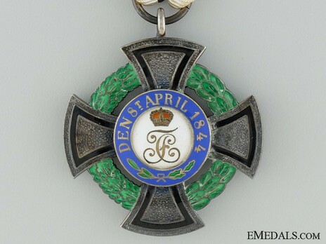 House Order of Hohenzollern, Type II, Civil Division, III Class Honour Cross Reverse