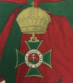 Order of St. Stephen, Type I, Grand Cross Close Up of Cross