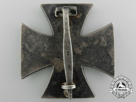 Iron Cross I Class, by Deschler (1) Reverse
