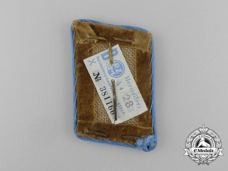 NSDAP Ober-Abschnittsleiter Type IV Ort Level Collar Tabs Reverse